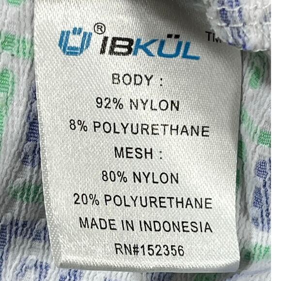 IBKUL Women’s Med Purple Green ¼ Zip Long Sleeve Pullover Golf Pickleball Top - Picture 4 of 9